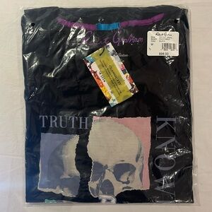 BNWT Robert Graham ~ Truth Knowledge Wisdom Skull T-Shirt ~ Medium